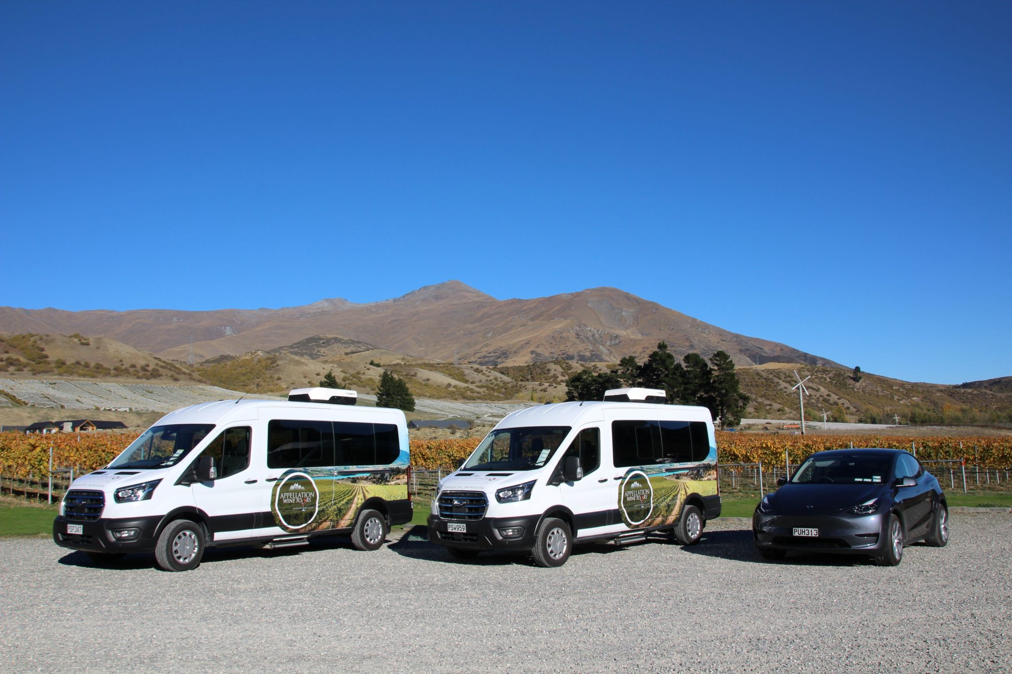 Appellation Wine Tours Electric Fleet