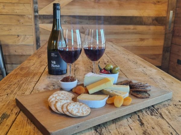 cheese platter with wine appellation wine tours